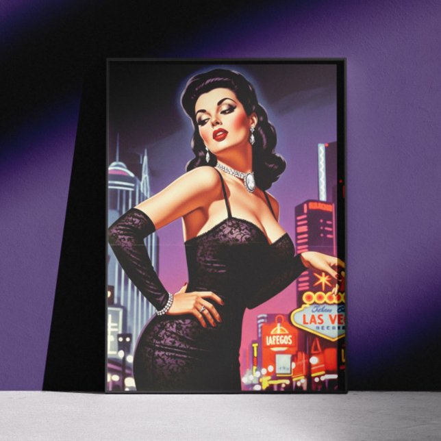 Retro Las Vegas Pin-up Poster (Von Creator hochgeladen)