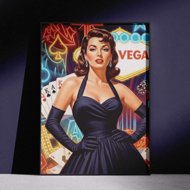 Retro Las Vegas Pin-up Poster (Von Creator hochgeladen)