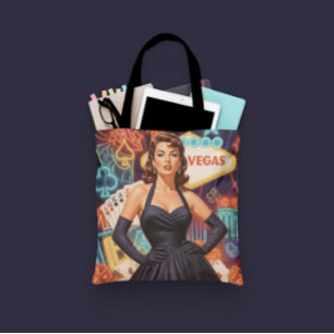 Retro Las Vegas Pin-up Tasche