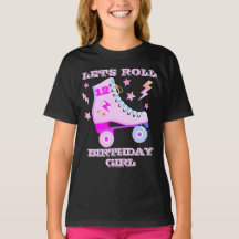 Retro Lasse Roll Roller Skaten Neon Pink