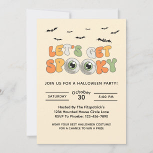 Retro Lasse Spooky Costume Halloween-Party Einladung