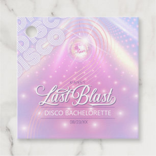 Retro Last Blast Disco Junggesellinnenabschied v2  Geschenkanhänger