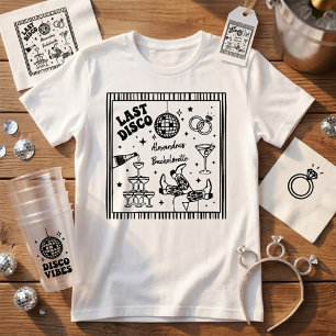 Retro-Last-Disco-Junggesellinnenabschied-Shirt T-Shirt