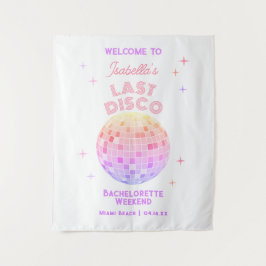 Retro Last Disco Bachelorette Wandteppich