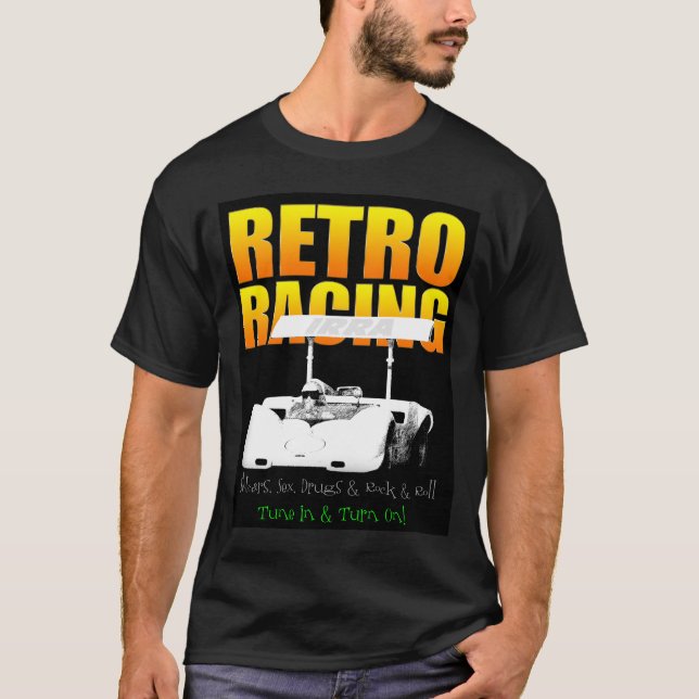 Retro laufendes T-Shirt (Vorderseite)