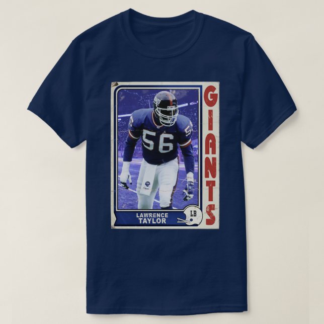 Retro Lawrence Taylor Trading d T-Shirt (Design vorne)