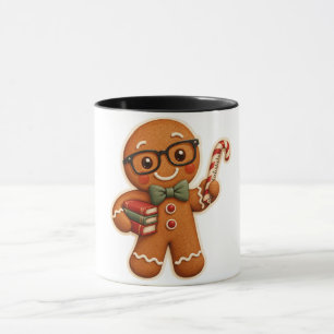 Retro-Lebkuchen-Lehrer-Weihnachten Individuelle Ta Tasse