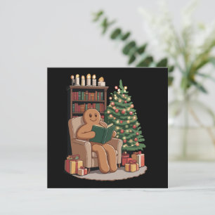 Retro Lebkuchen Lesebücher Weihnachten Lehrer  Einladung