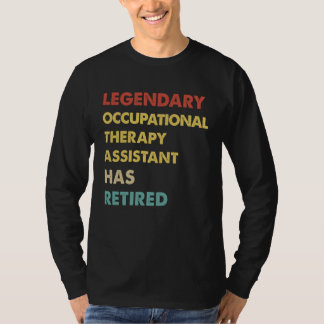 Retro-Legendäre Ergotherapie-Assistentin hat T-Shirt