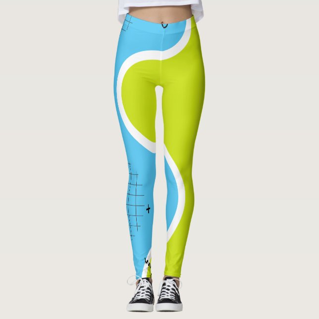 Retro Leggings (Vorderseite)