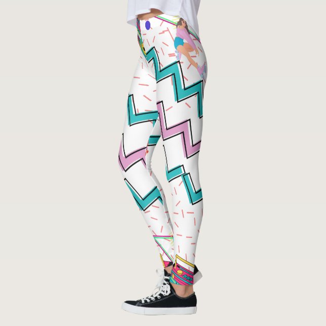 Retro-Leggings der 90er Leggings (Links)