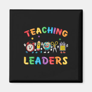 Retro-Lehre Zukunftsführer Groovy-Lehrer-Rücken Magnet