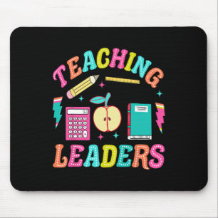 Retro-Lehre Zukunftsführer Groovy-Lehrer-Rücken  Mousepad