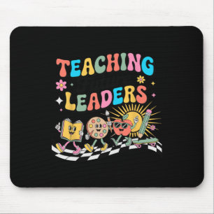 Retro-Lehre Zukunftsführer Groovy-Lehrer-Rücken Mousepad