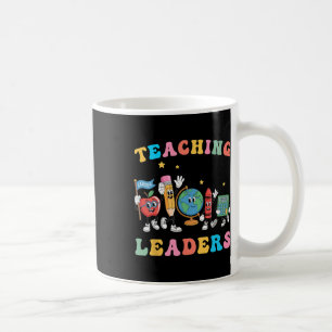 Retro-Lehre Zukunftsführer Groovy-Lehrer zurück Kaffeetasse
