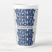 Retro Lehrer Moderne blaue rote Stiltypografie c