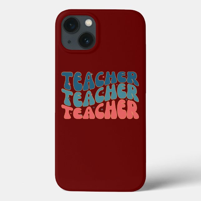Retro-Lehrer-Schule Lehrer Männer Case-Mate iPhone Hülle (Rückseite)