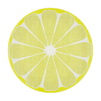 Retro Lemon Fruchtküche Schneidebrett Geschenk