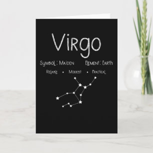 Retro Leo Sternzeichen Konstellation Astrologie Ge Karte