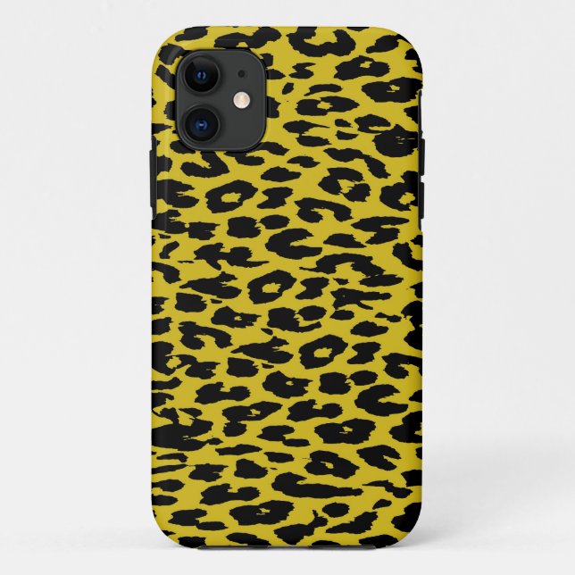 Retro Leopard Print Skin Fur Case-Mate iPhone Hülle (Rückseite)
