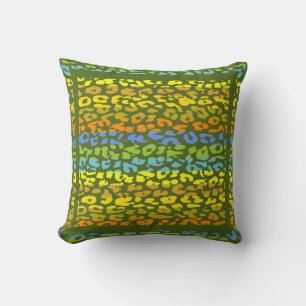 Retro Leopard Print Skin Muster Kissen