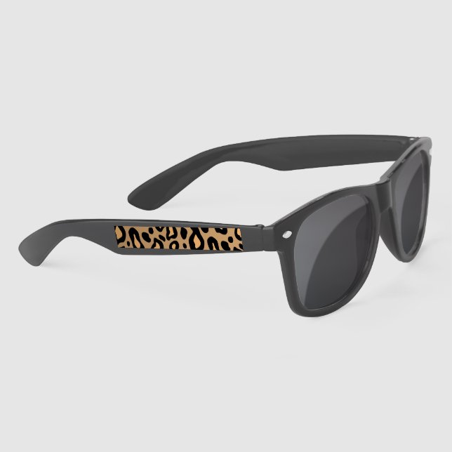 Retro Leopard Print Sonnenbrille (Rechts)