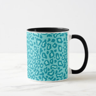Retro Leopard Print Tasse