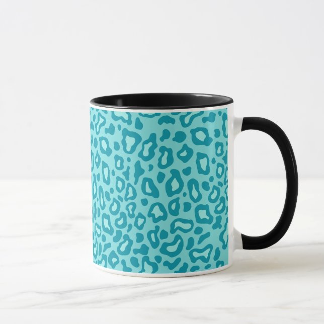Retro Leopard Print Tasse (Rechts)