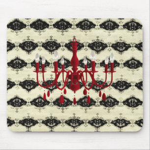 Retro Leuchter-Glamour ~ Mousepad