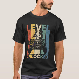 Retro Level 45 Unlocks T-Shirt 45.