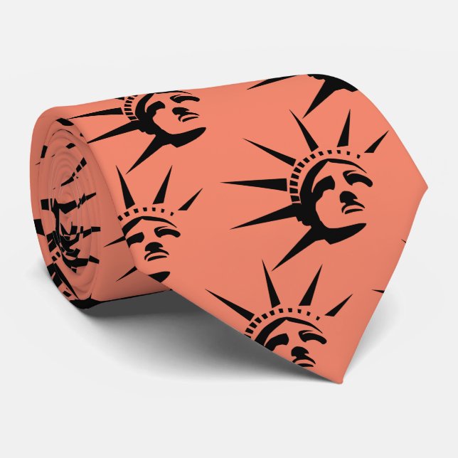 Retro Liberty Krawatte - Bold trifft klassisch (Gerollt)