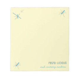 Retro-licious Modernes Notepad Notizblock