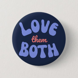 Retro-Liebe beide Textdesigns Button