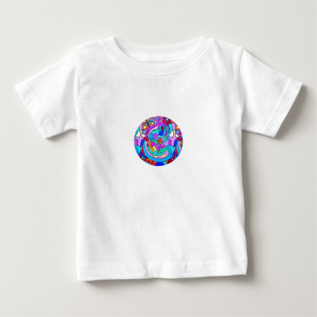 Retro-Liebe der 70er Jahre Baby T-shirt (Vorderseite)