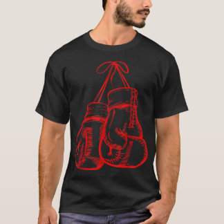 Retro Liebe Red Boxing Gloves Geschenke Boxer Gesc T-Shirt