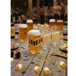 Retro-"Lieblingsbier"-Dosen-Glas Dosenglas