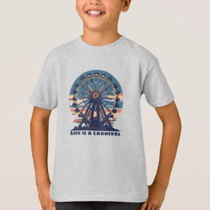 Retro Life ist ein Karneval für Kinder T-Shirt