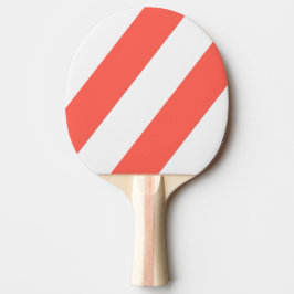 Retro Light Sky Blue Bold Stripes Tischtennis Schläger
