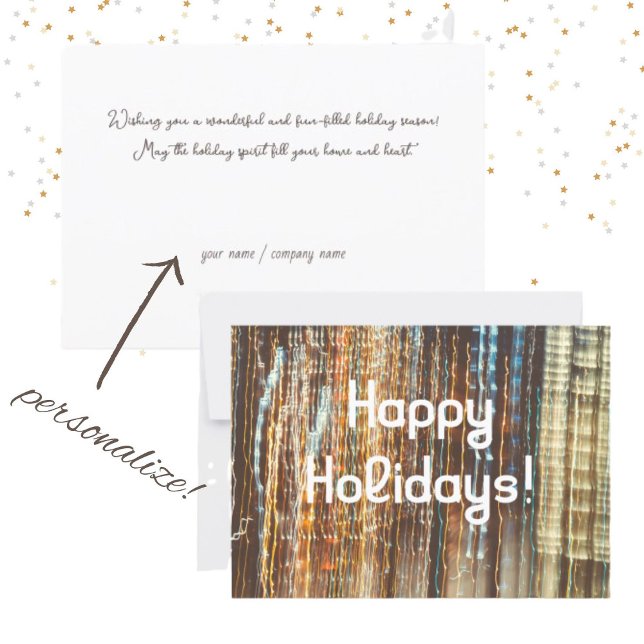 Retro Lights Gute Ferien Karte (Von Creator hochgeladen)