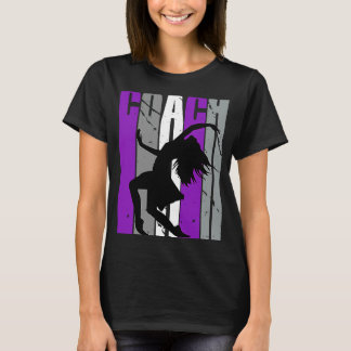 Retro Lila Dance Coach Frauen Geburtstagsfarben T-Shirt