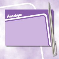 Retro Lila Lavendel Angled Arch Personalisiert