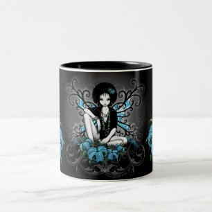 Rétro Lilly tasse turquoise d'imaginaire de Fae