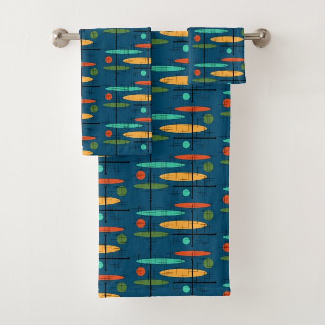 Retro-Linien Badhandtuch Set (Insitu)