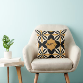 Retro Liquid Swirl Kissen