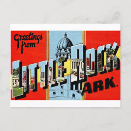 Retro Little Rock Arkansas Postkarte