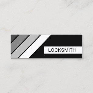 Retro LOCKSMITH Mini Visitenkarte