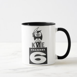 Rétro logo des années 50/années 60 de tasse de