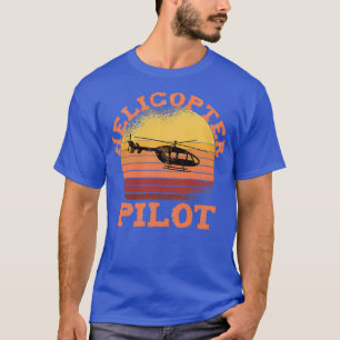Retro-Look für den angesagten Hubschrauberpilot T-Shirt