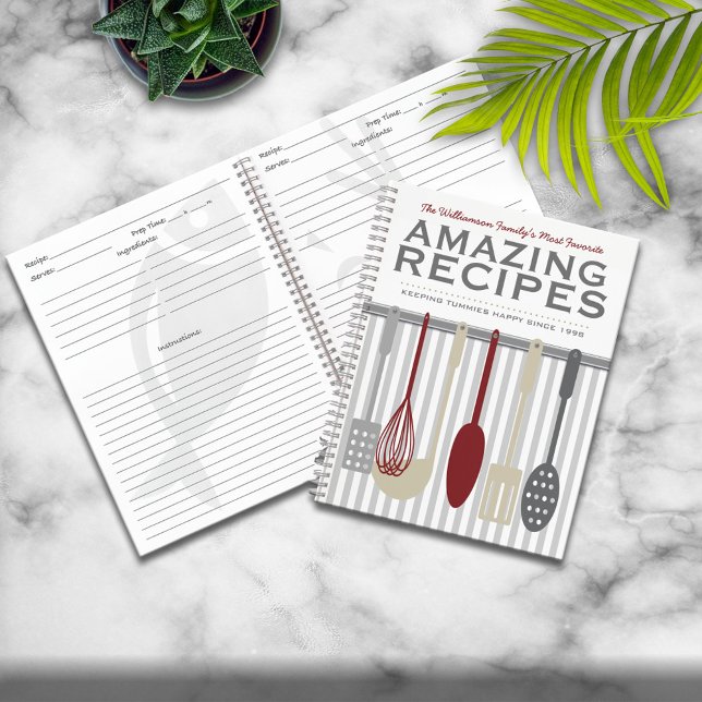 Retro Look Personalisiert Rezept Notizbuch (Von Creator hochgeladen)