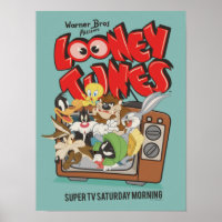 Retro LOONEY TUNES™ Burning from TV